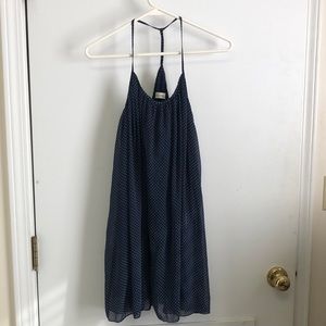 ABERCROMBIE & Fitch Navy Polkadot Size Small D283